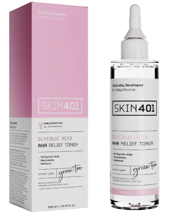 Skin401 Glycolic Acid AHA Relief Toner
