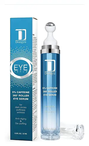 Dongyu 5% Caffeine Eye Serum And Under Eye Roller Cream