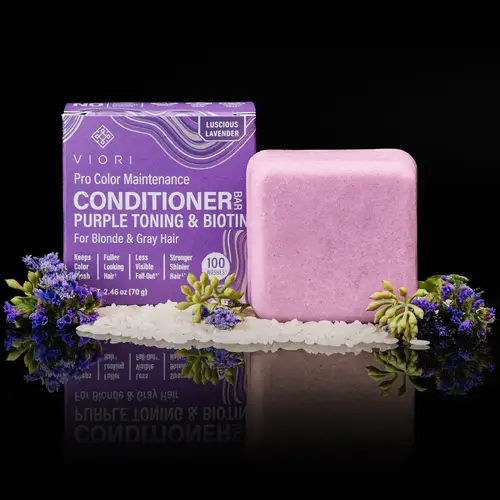 Viori Purple Conditioner Bar With Biotin