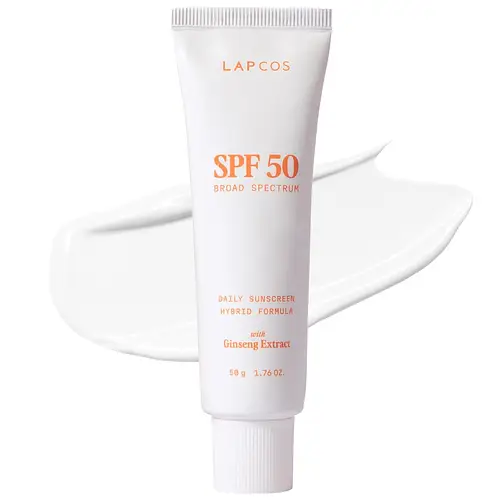 Lapcos Daily Sunscreen SPF 50 for All Skin Types