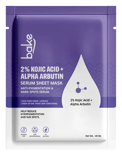 Bake Serum Sheet Mask 2% Kojic Acid + Alpha Arbutin