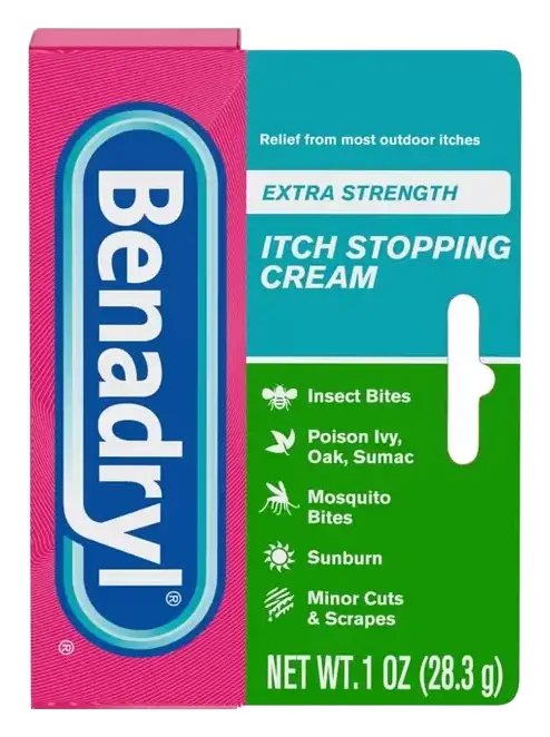 Benadryl Extra Strength Anti-Itch Topical Analgesic Cream
