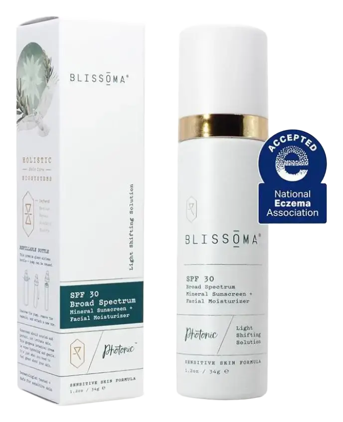 Blissoma Photonic Light Shifting Solution SPF 30 Broad Spectrum Mineral Sunscreen + Facial Moisturizer