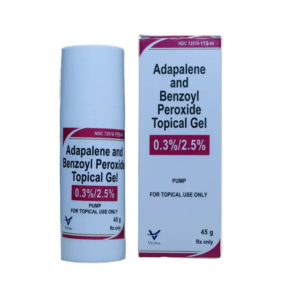 Viona USA Adapalene and Benzoyl Peroxide Topical Gel