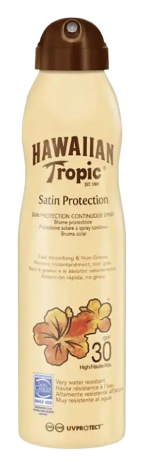 Hawaiian Tropic Satin Protection Continuous Spray Lotion SPF 30