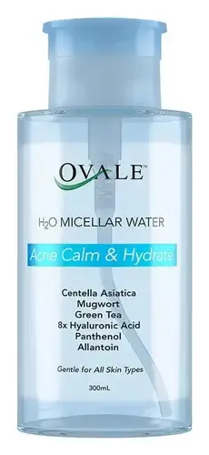 Ovale Acne Calm & Hydrate H2O Micellar Water
