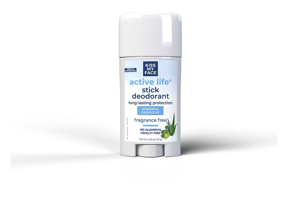 Kiss My Face Active Life Stick Deodorant Fragrance Free