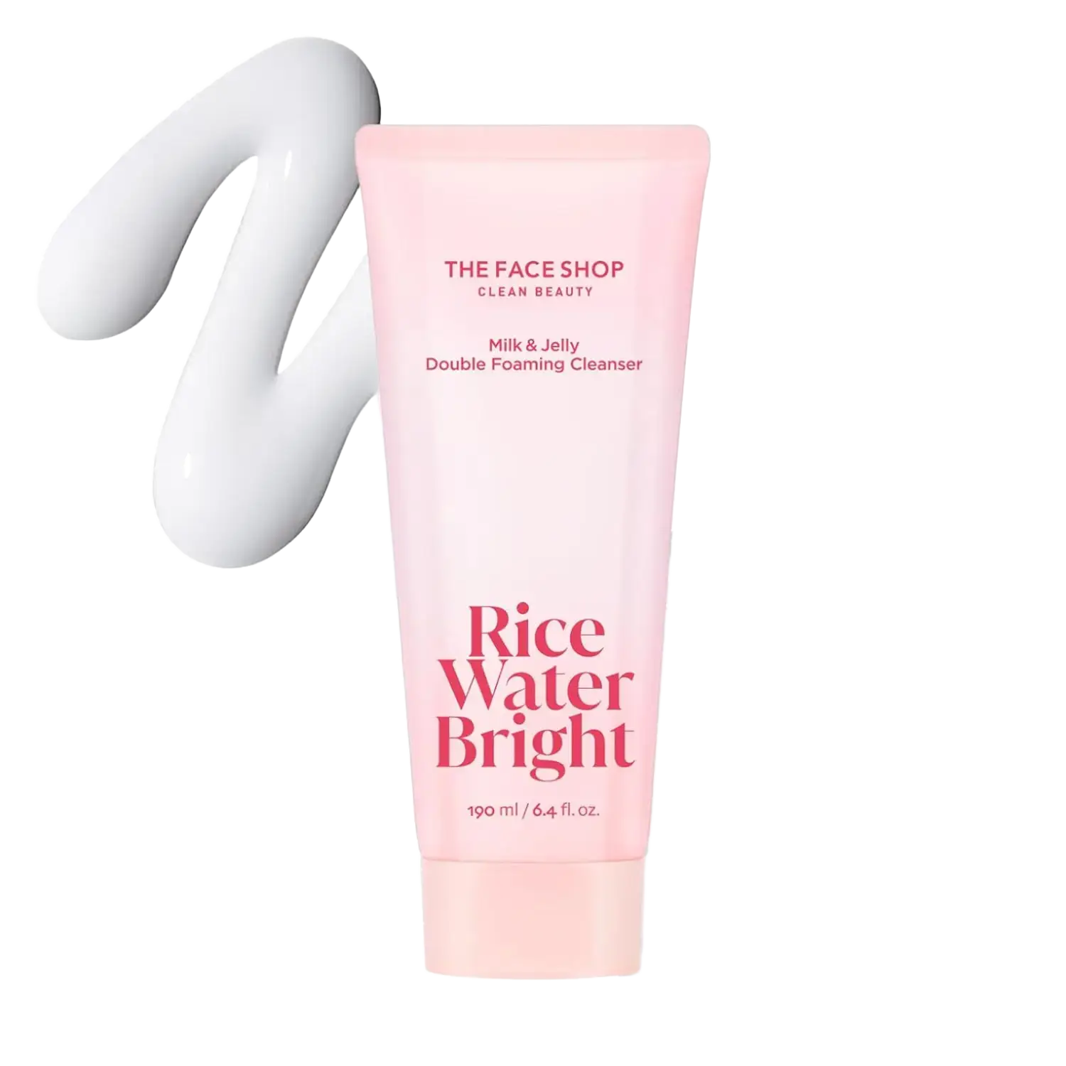 The Face Shop Rice Water Bright Milk & Jelly Double Foaming Cleanser
