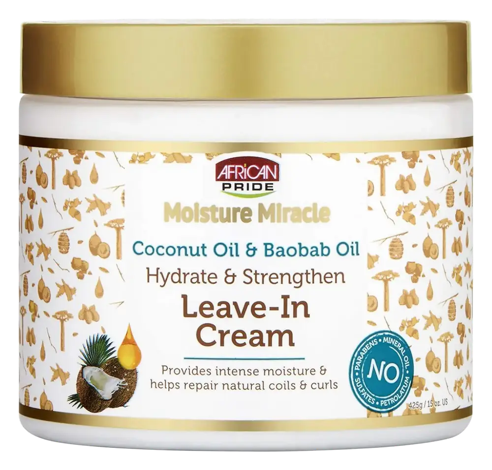 African Pride Coconut Oil & Baobab Oil Leave-In Cream