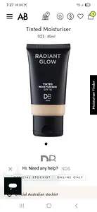 DB Cosmetics Radiant Glow Tinted Moisturiser