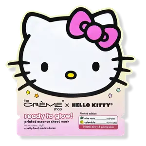 The Creme Shop Hello Kitty Printed Essence Sheet Mask Ready to Glow