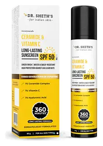 Dr. Sheth's Ceramide & Vitamin C Long Lasting Sunscreen SPF 50