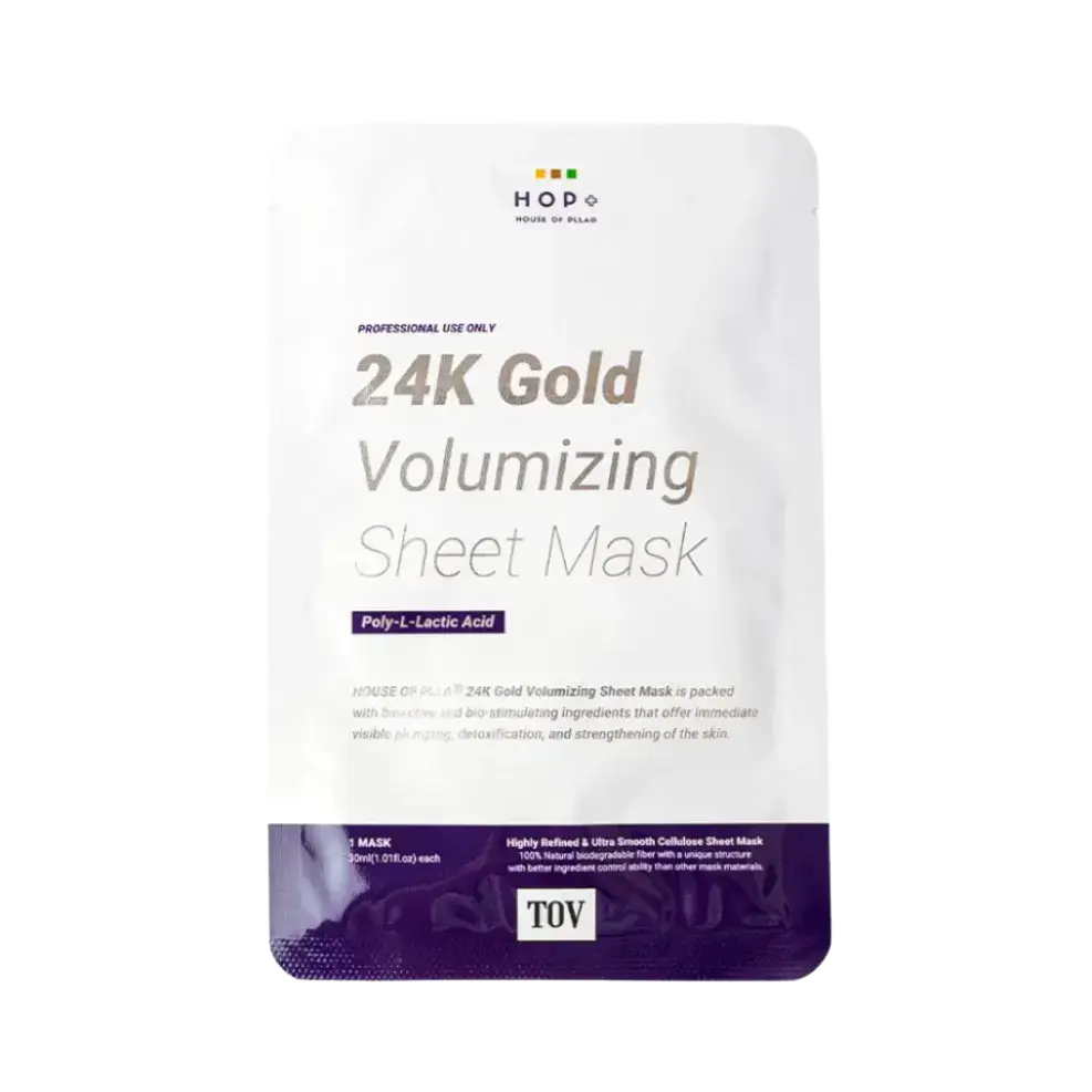 House Of PLLA+ 24k Gold Volumizing Sheet Mask