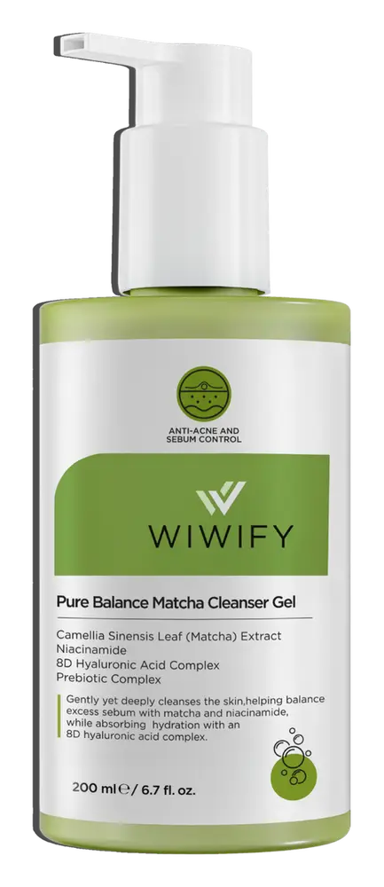 Wiwify Pure Balance Matcha Cleanser Gel