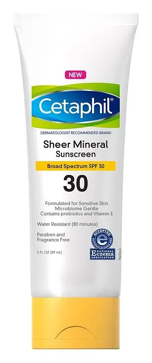Cetaphil Sheer Mineral Sunscreen Lotion SPF 30