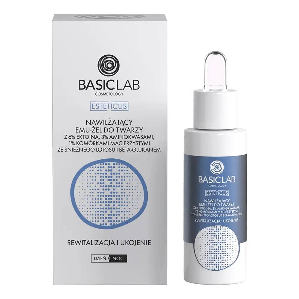 BasicLab Esteticus Moisturizing Emu-Gel With 6% Ectoin