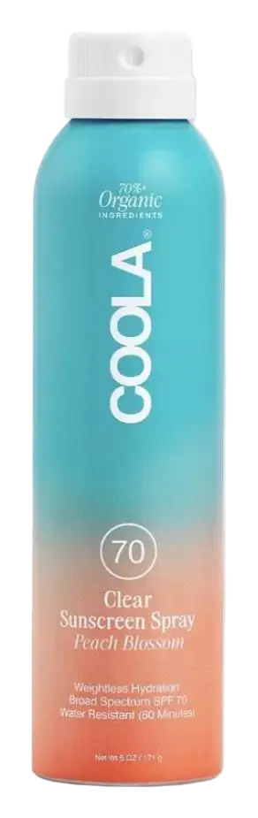 COOLA Peach Blossom Clear Sunscreen Spray SPF 70