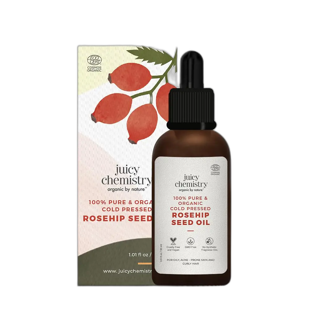 Juicy Chemistry Cold Pressed Rosehip Seed Carrier Oil