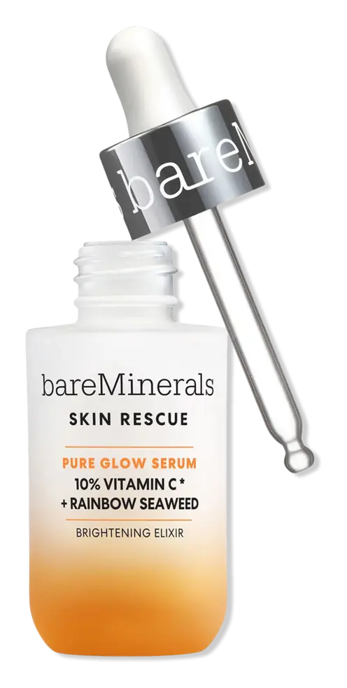 bareMinerals SKIN RESCUE Pure Glow Serum with 10% Vitamin C Complex and Rainbow Seaweed