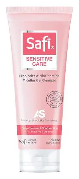 Safi Sensitive Care Probiotics & Niacinamide Micellar Gel Cleanser