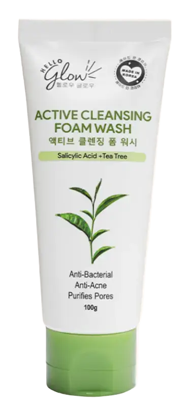 Hello Glow Active Cleansing Foam Wash