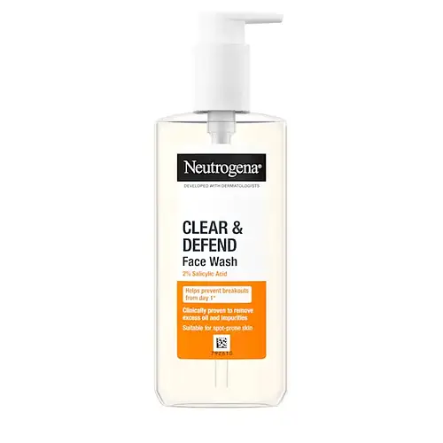 Neutrogena Clear & Defend 2 % Salicylic Acid Face Wash United Kingdom