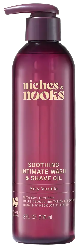 Niches & Nooks Soothing Intimate Wash & Shave Oil Airy Vanilla