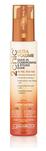 Giovanni 2Chic Ultra Volume Leave-In Conditioning & Styling Elixir
