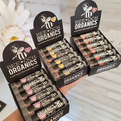 Bee-Och Tinted Lip Balm Brick Rose