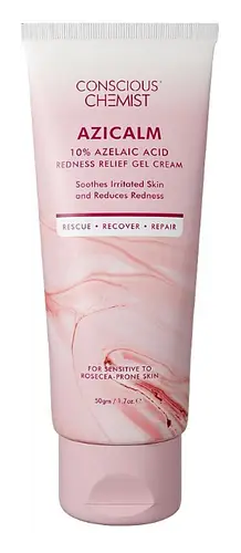 Conscious Chemist Azicalm 10% Azelaic Acid Redness Relief Gel Cream