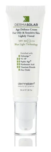 Dermabien Dermasolar Lightly Tinted Age Defence Cream For Oily & Sensitive Skin SPF 30