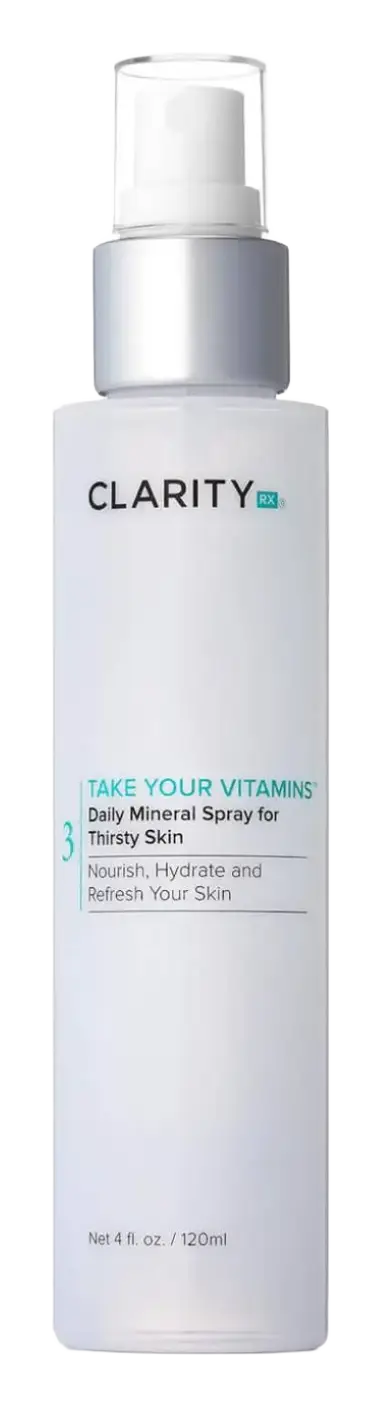 ClarityRx Take Your Vitamins Daily Mineral Spray for Thirsty Skin