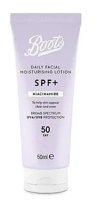 Boots SPF+ Niacinamide Moisturising Lotion SPF50