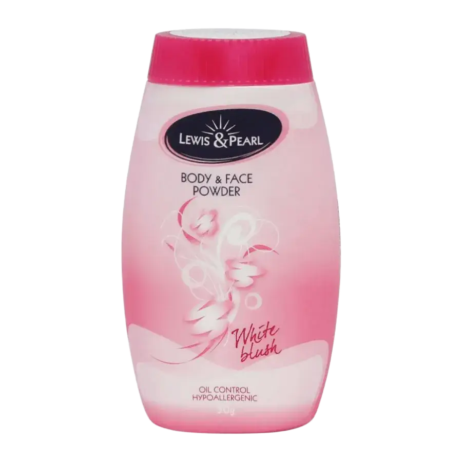 Lewis & Pearl Body and Face Powder White Blush