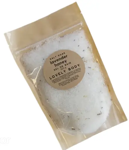Lovely Body Lavender Honey Salt Soak