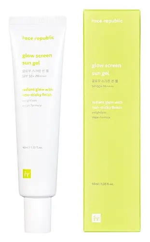 Face Republic Glow Screen Sun Gel SPF50+ PA++++
