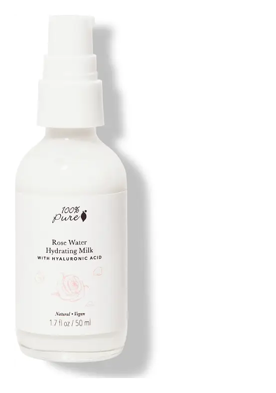 100% Pure Rose Water Hydrating Milk