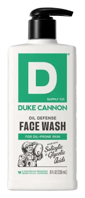 Duke Cannon Oil Defense Face Wash
