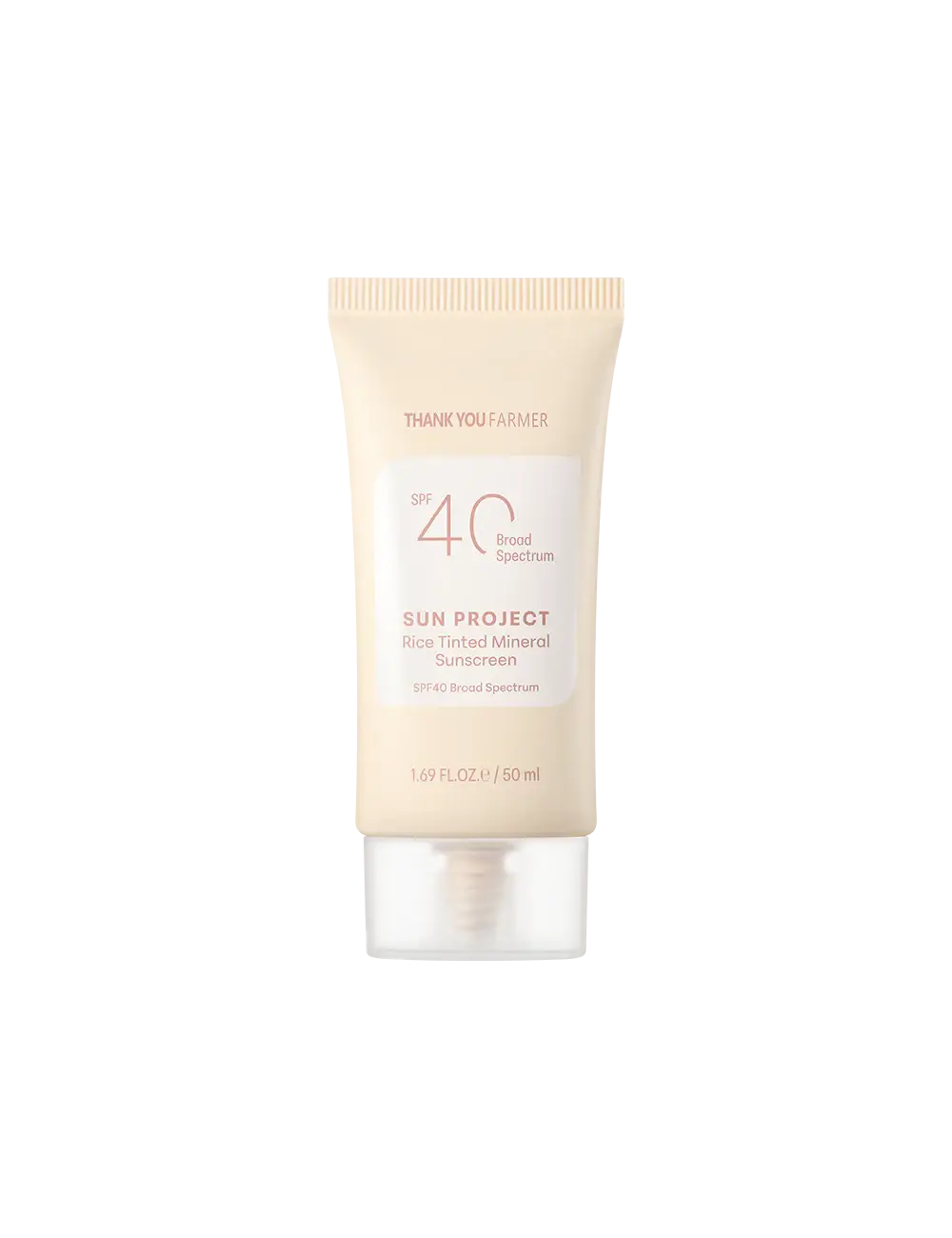 Thank You Farmer Sun Project Rice Tinted Mineral Sunscreen SPF 40