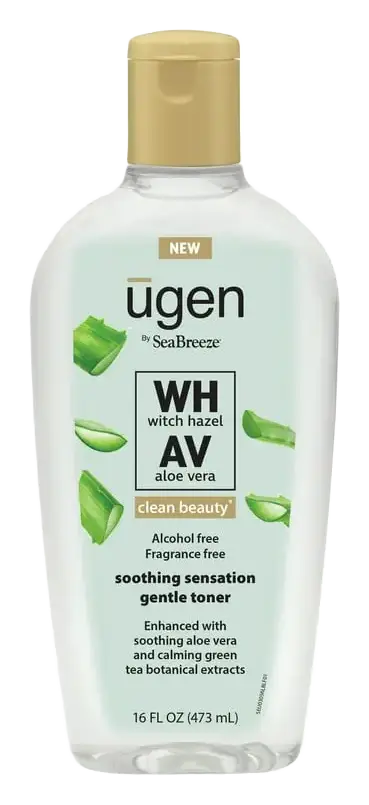 Seabreeze Ugen Soothing Sensation Gentle Toner with Witch Hazel and Aloe Vera