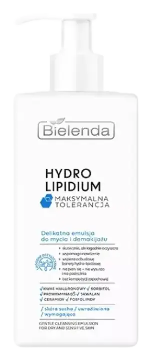 Bielenda Hydro Lipidium Maximum Tolerance Delicate Emulsion For Washing And Removing Make-Up