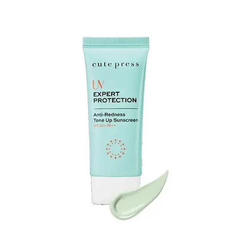 Cute Press UV Expert Protection Anti-Redness Tone Up Sunscreen SPF 50+ PA++