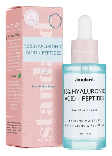 Standard Skin and Beauty Hyaluronic Acid 1,5% & Peptides Serum
