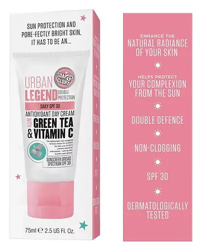 Soap & Glory Urban Legend Double Protection Antioxidant Day Cream Daily SPF 30