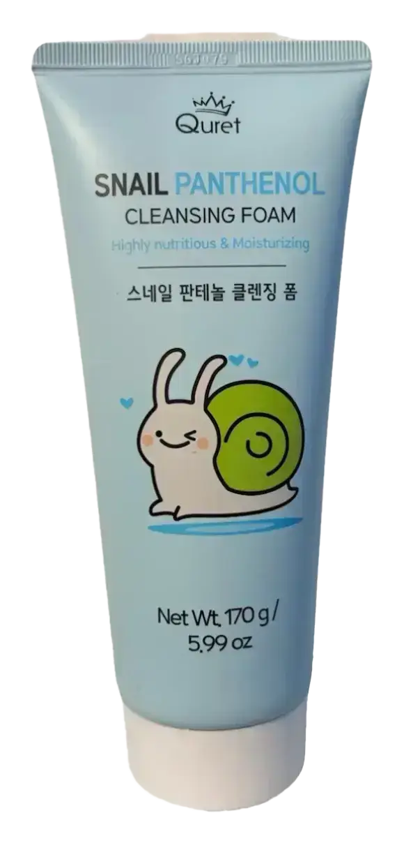 QURET Snail Panthenol Cleansing Foam