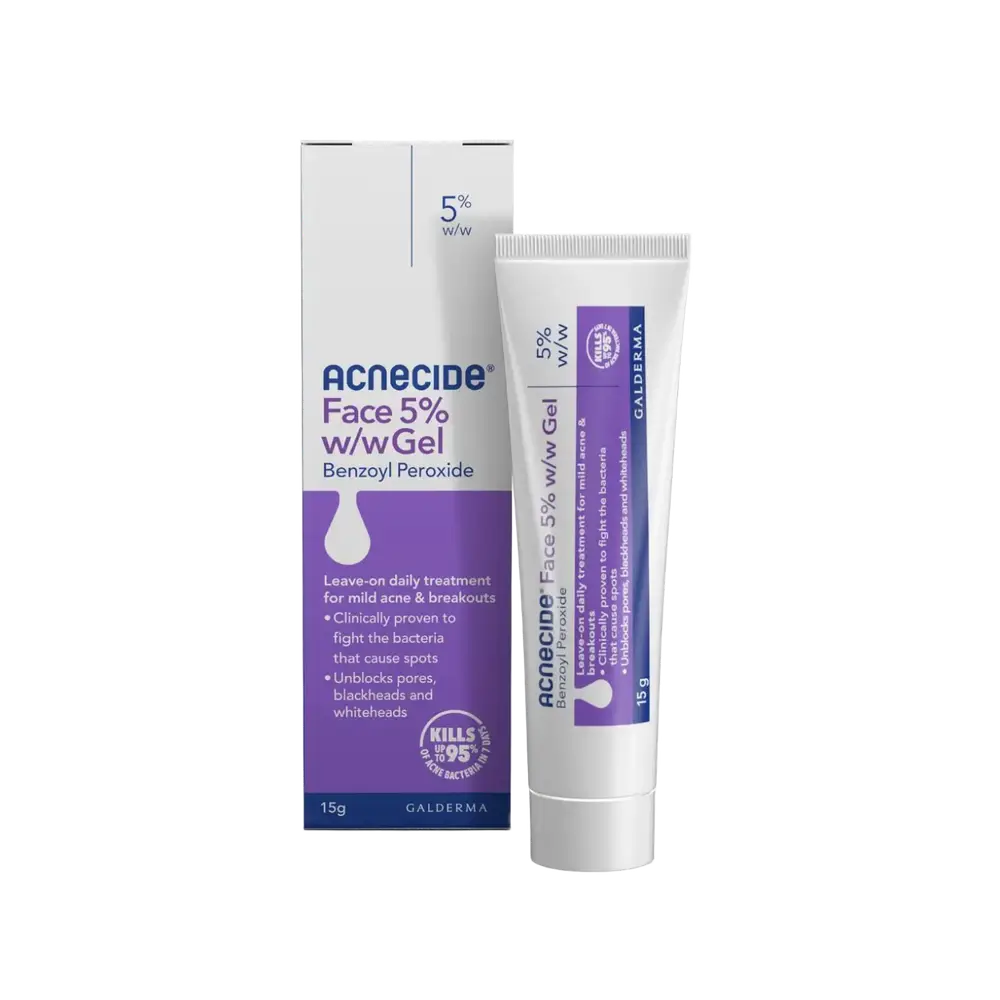 Acnecide Face Gel Spot Treatment With 5% Benzoyl Peroxide
