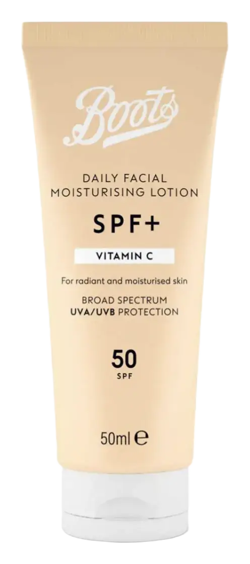 Boots SPF+ Vitamin C Moisturising Lotion SPF 50