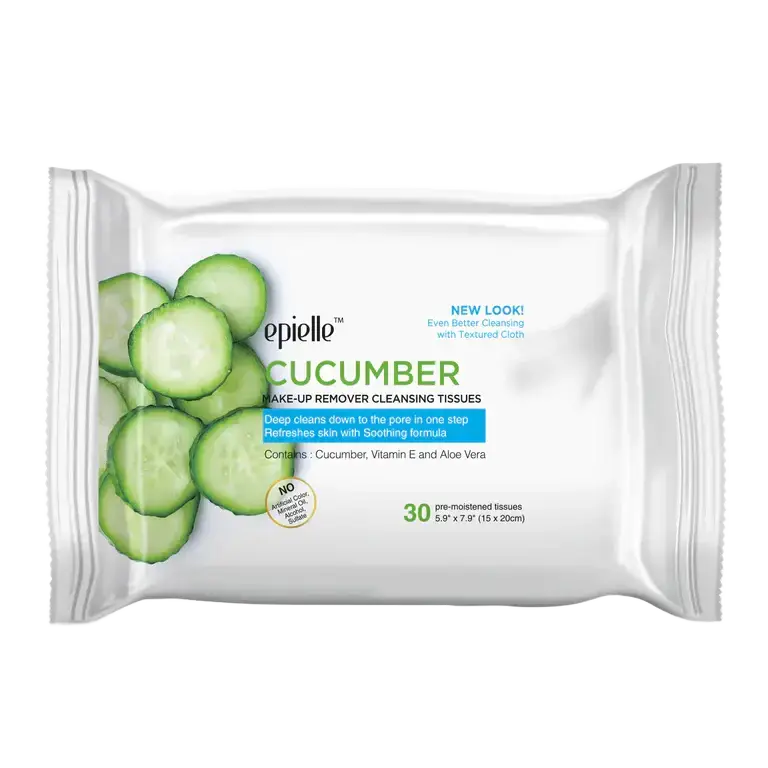 Epielle Cucumber Make-Up Remover Cleansing Tissues