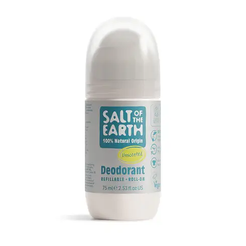 Salt Of The Earth Natural Roll-On Deodorant Unscented