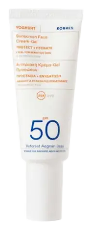 KORRES Yoghurt Sunscreen Face + Eyes Cream-Gel SPF50
